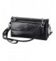 Genuine Crocodile Organizer Shoulder Crossbody