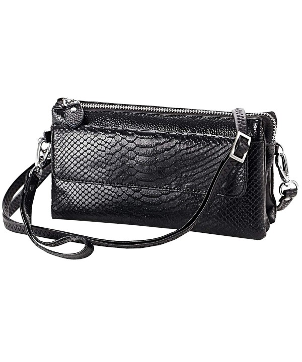 Genuine Crocodile Organizer Shoulder Crossbody