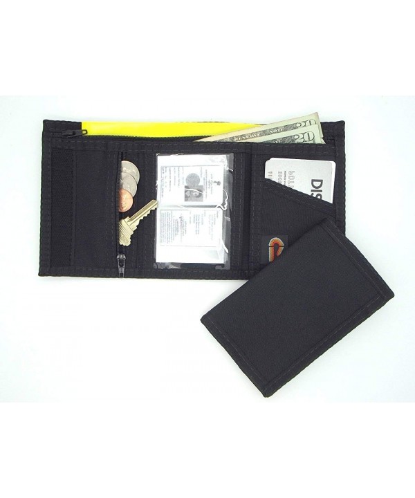 Trifold Hook Wallet Zipper Pocket