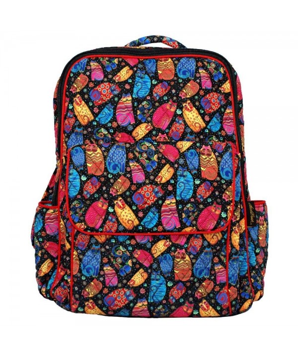 Laurel Burch Feline Quilted BackPack