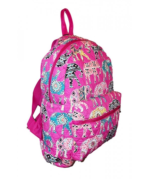 SazyBee Quilted Womens Backpack Embroidery