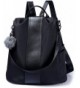 Backpack Waterproof Anti theft Rucksack Nylon Black