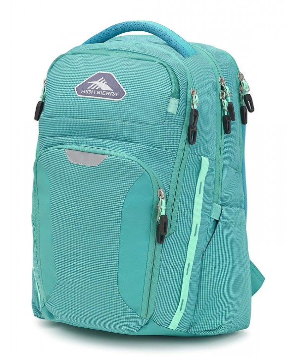 High Sierra Backpack Turquoise Aquamarine