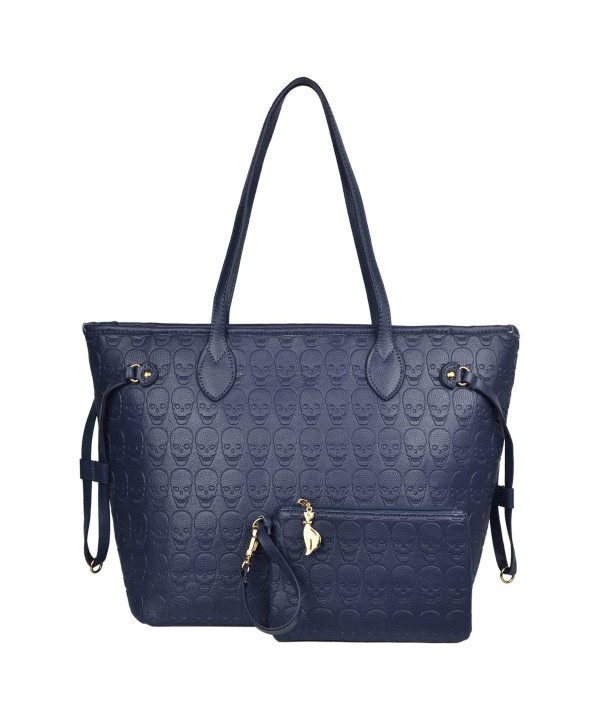 Women Leather Shopping Clutch Handbag