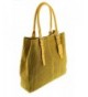 Collection Yellow Leather Shopper womens