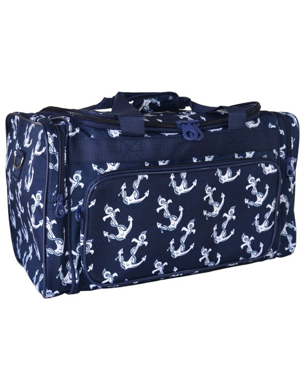 Anchor Duffle Bag - Navy Blue - C411XJU2GFR