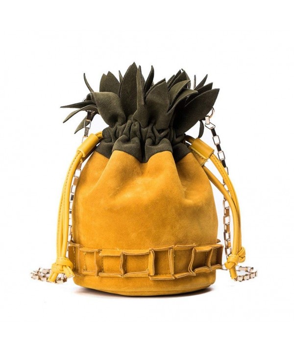 JUMENG Pineapple Crossbody Drawstring Shoulder