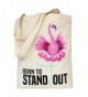 Flamingo Printed Canvas Cotton Handbag