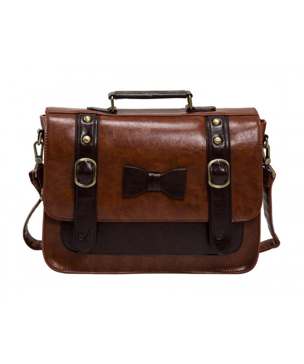 ECOSUSI Vintage Messenger Shoulder Weekender