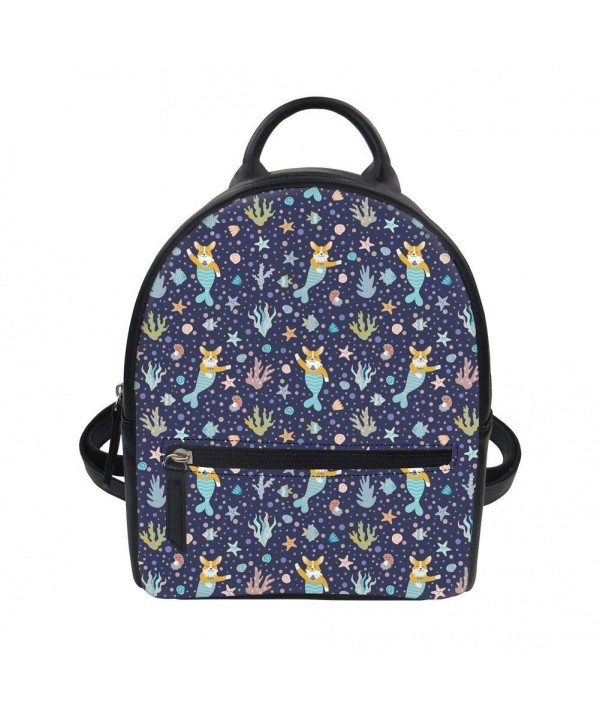 Coloranimal Mermaid Backpacks Shoulder Knapsack