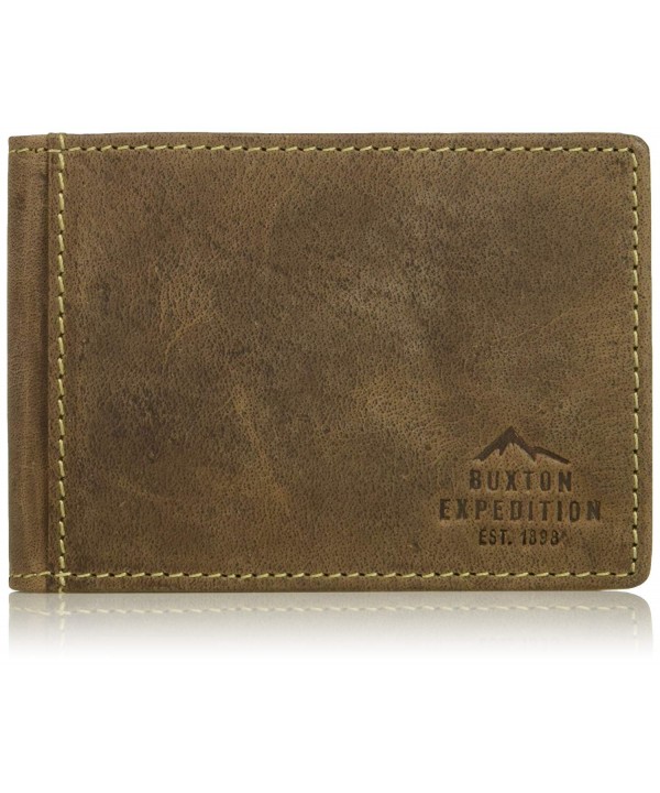 Buxton Expedition Leather Pocket Wallet