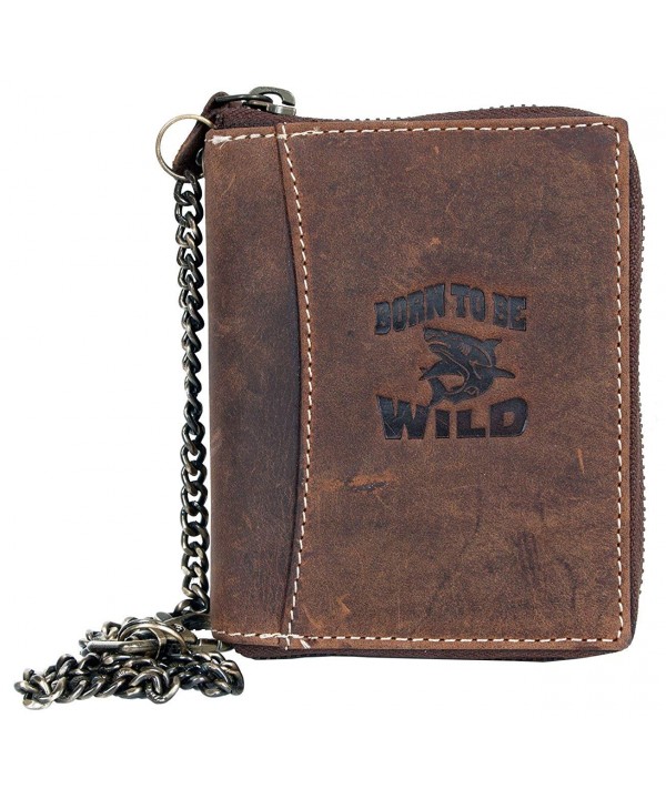 Zip around Genuine Leather Wallet Born