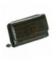 Mundi Wallet Croco Embossed Black