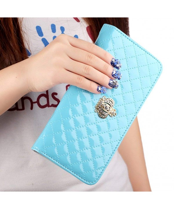 FUNOC Women Clutch Wallet Leather