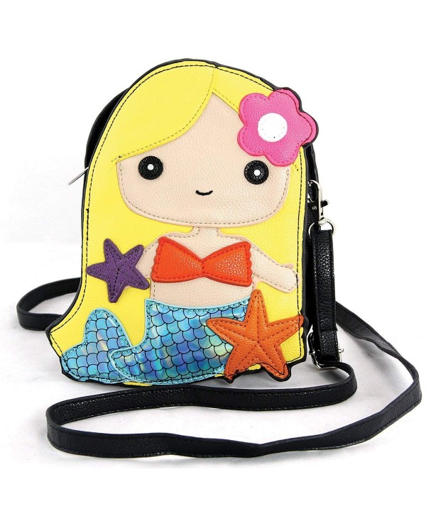 Sleepyville Critters Mermaid Cross Body Satchel