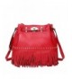 Moonwind Drawstring Leather Shoulder Handbag