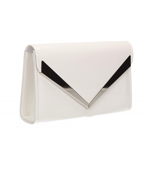 Envelope Patent Leather Wedding Shoulder