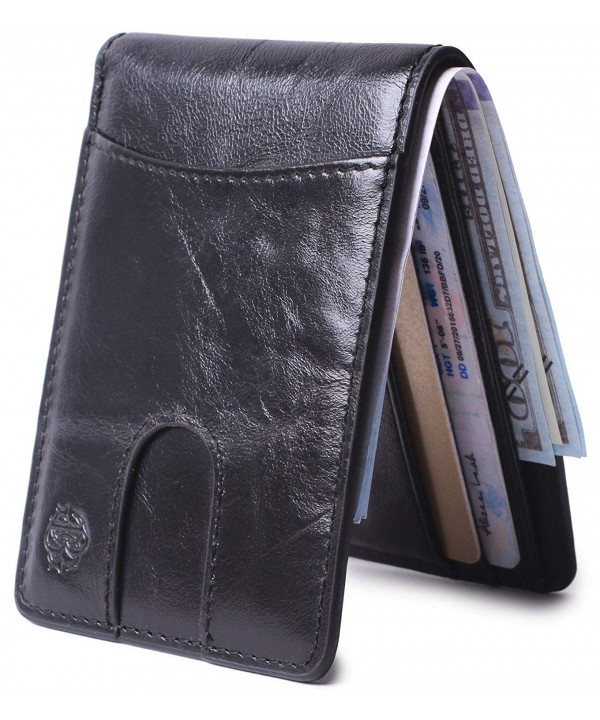 Blocking Genuine Leather Minimalist Wallets