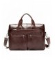 Genuine Leather Briefcase Messenger Business