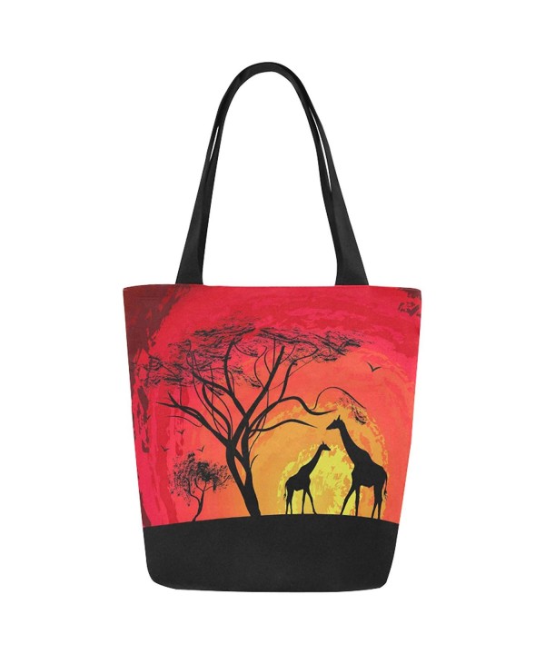 InterestPrint Animal Giraffe Shoulder Handbag