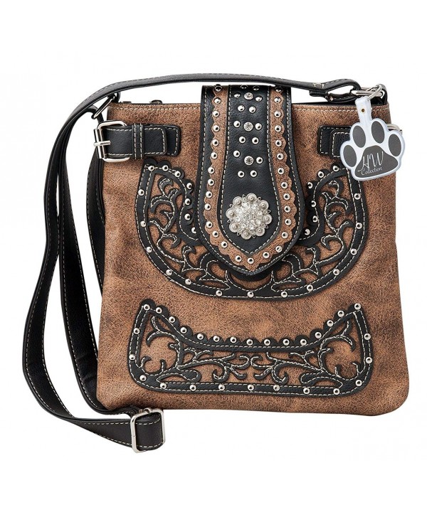 HW Collection Rhinestone Concealed Crossbody