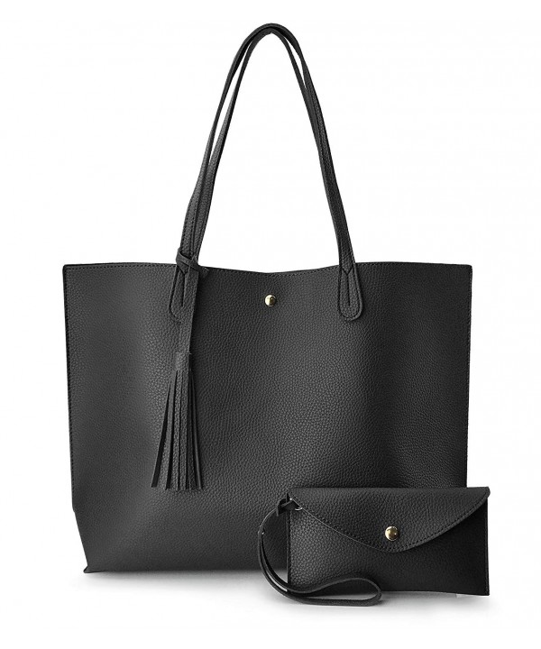 Minimalist Pebbled Leather Shoulder Handbag