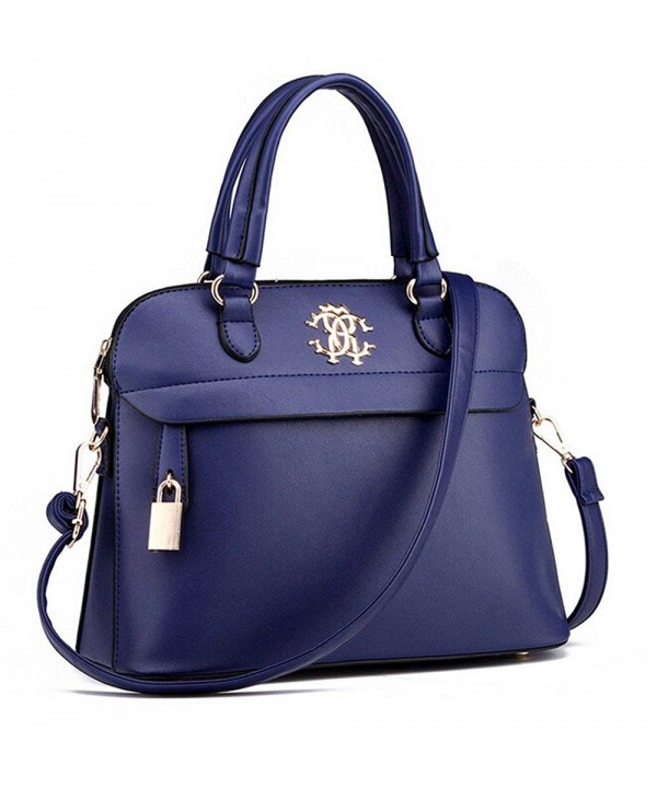 Forkidlove Boutique Leather Handbag Darkblue