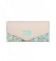 Adoptfade Womens Flower Wallet Triofold