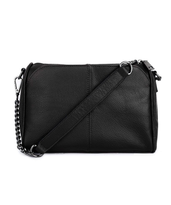 YALUXE Cowhide Leather Shoulder Handbag