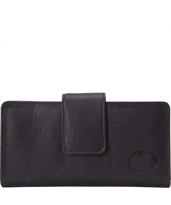 Buxton Heiress Metropolitan Wallet Black