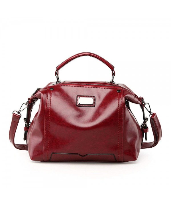 NIGEDU Handbags Vintage Leather Messenger