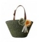 Tonwhar Woven Shoulder Flower Handbag