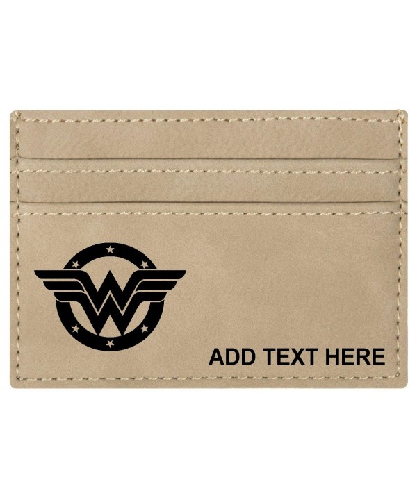 Personalized Engraved Wonder Leatherette Moneyclip