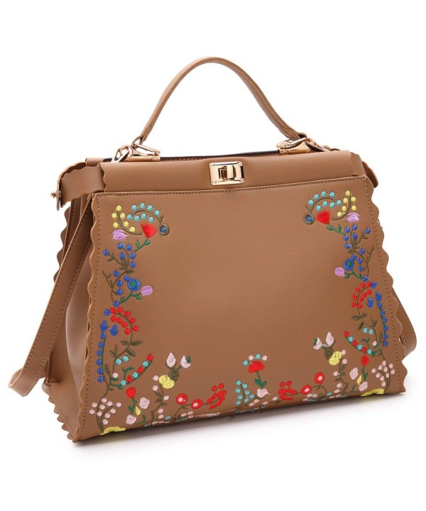 Dasein Embroidery Handbag Designer Shoulder