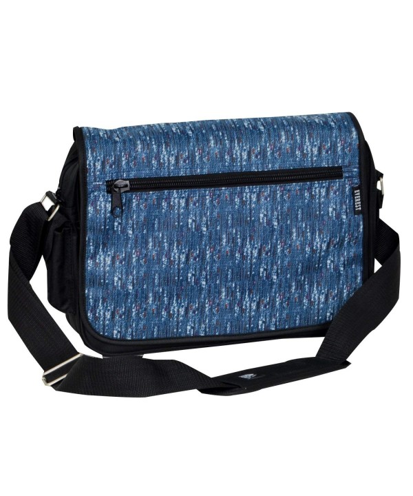 Everest Casual Messenger Briefcase Blue