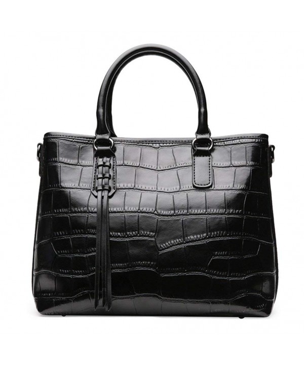 Genuine Handbags Embossed Crocodile Top handle Shoulder