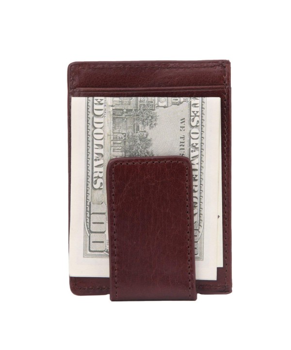 Banuce Magnetic Leather Credit Wallet