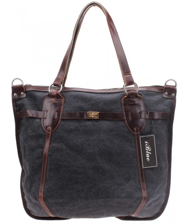 Iblue Canvas Shoulder Travel Handbag