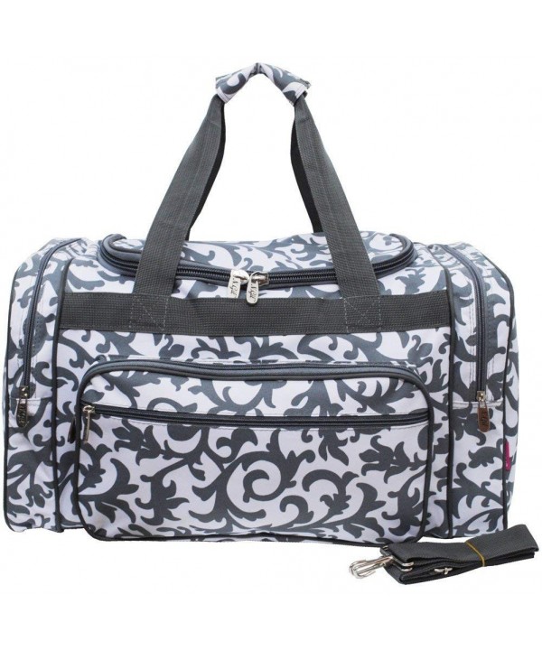 N Gil Damask Duffle Bag