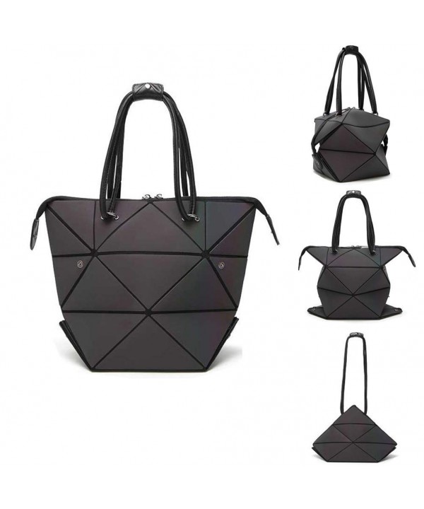 Geometric Changeable Luminous Satchel Shoulder