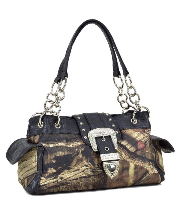 Realtree Handbags Camouflage Rhinestone Shoulder