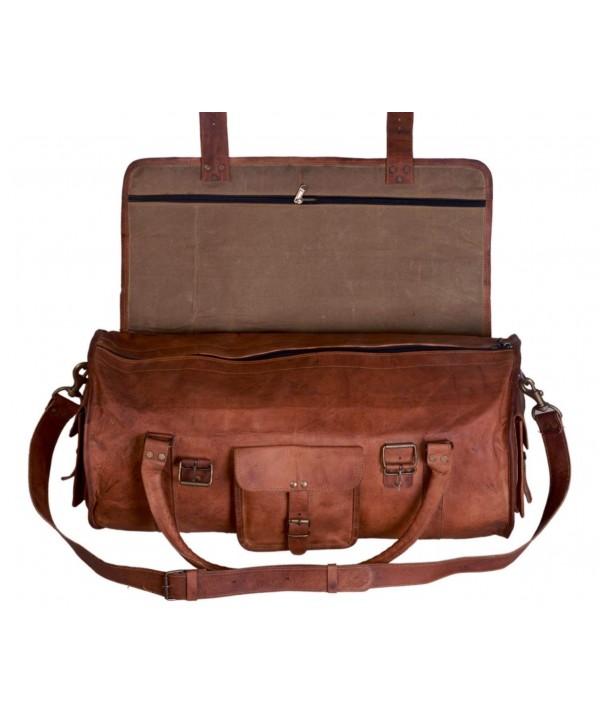 Duffel Travel Sports Overnight Leather