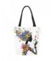 InterestPrint Flowers Butterflies Shoulder Handbag