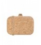 JNB Cork Box Clutch GOLD