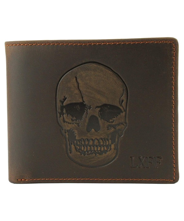 LXFF Skull Wallet Genuine Blocking