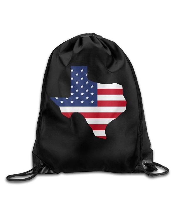 America Drawstring Backpack Rucksack Shoulder