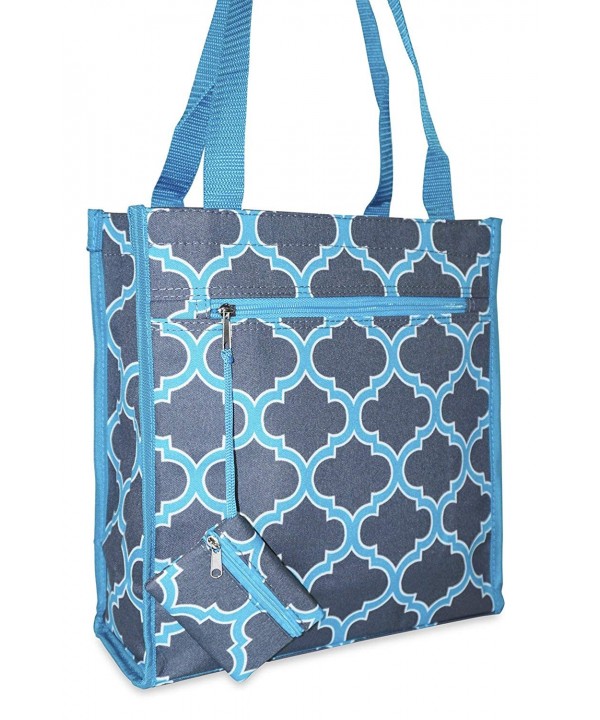 Ever Moda Quatrefoil Tote Bag