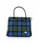 Ladies luxury Plaid Handbag Green