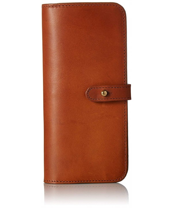 Circa Leathergoods Womens Wallet Papaya