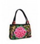 LUOEM Embroidered Handbags Shoulder Embroidery